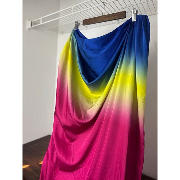 Tie Dye Maxi Skirt with Side Slit - Garnerstyle X FTF  Size 3 - Picture 5 of 10